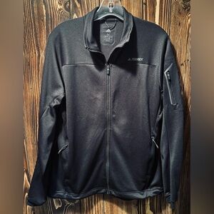 adidas Black Terrex Performance Jacket for Men Insulated Polartec Size Medium